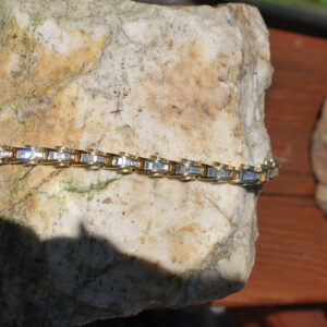 Baguette tennis bracelet