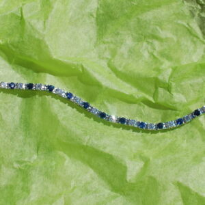 Sapphire and diamonds