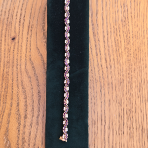 14KYG Ruby & Diamond Bracelet