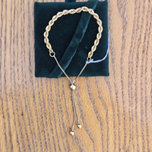 14KYG Adjustable Rope Bracelet